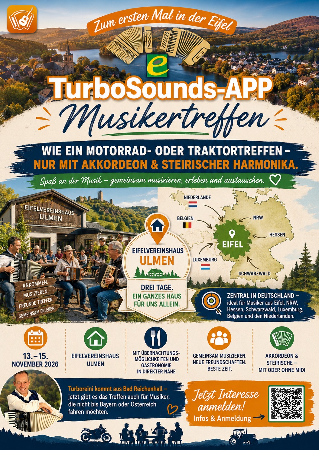 TurboSounds-APP Musikertreffen in der Eifel