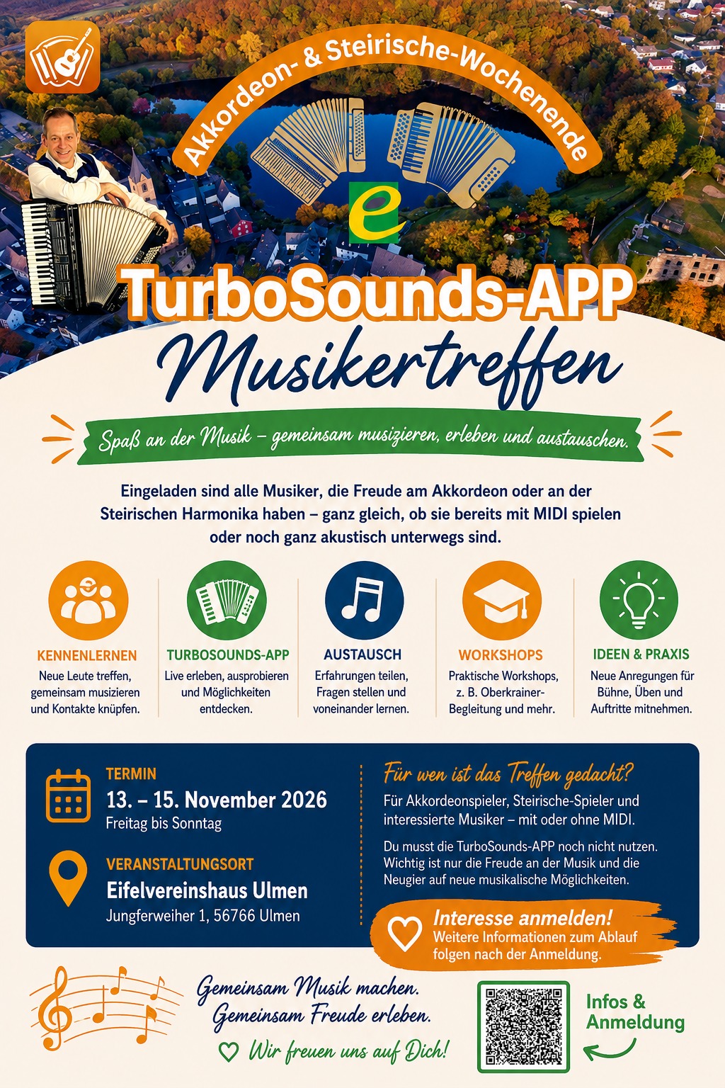 Informationen zum TurboSounds-APP Musikertreffen